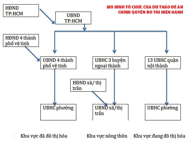 Mô hình tổ chức trong dự thảo